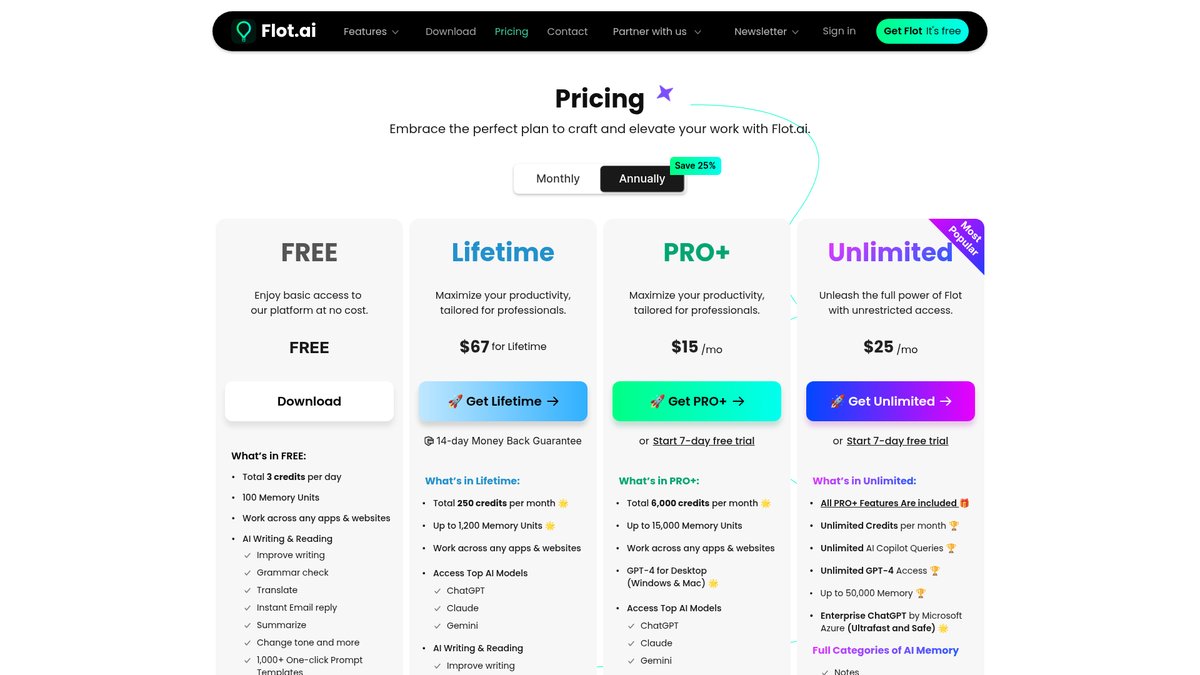 Flot.ai 官网截图