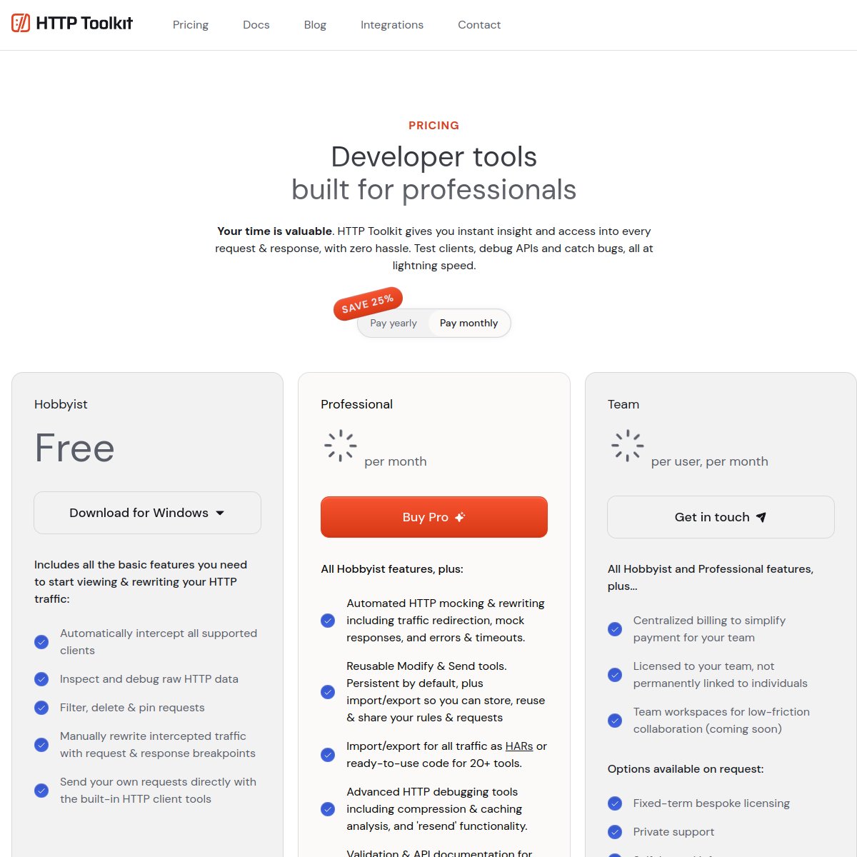 HTTP Toolkit 官网截图