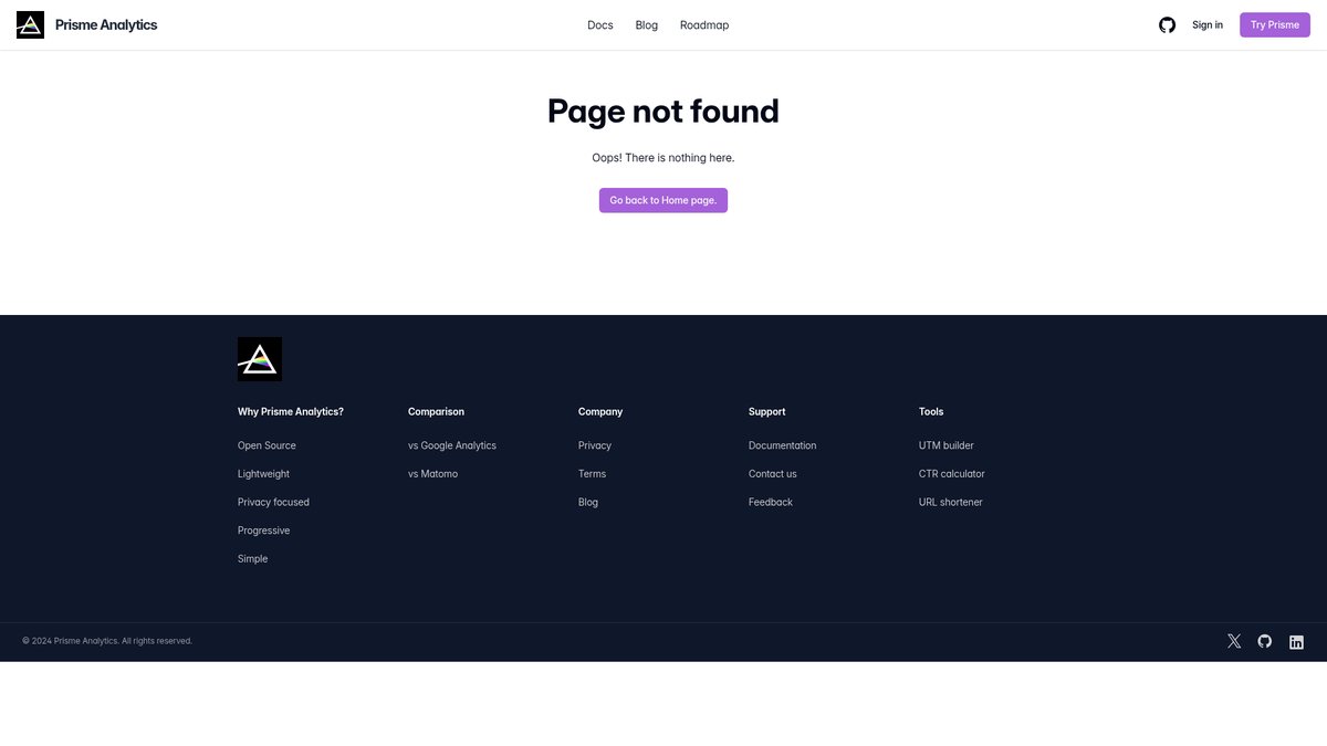 Prisme Analytics 官网截图